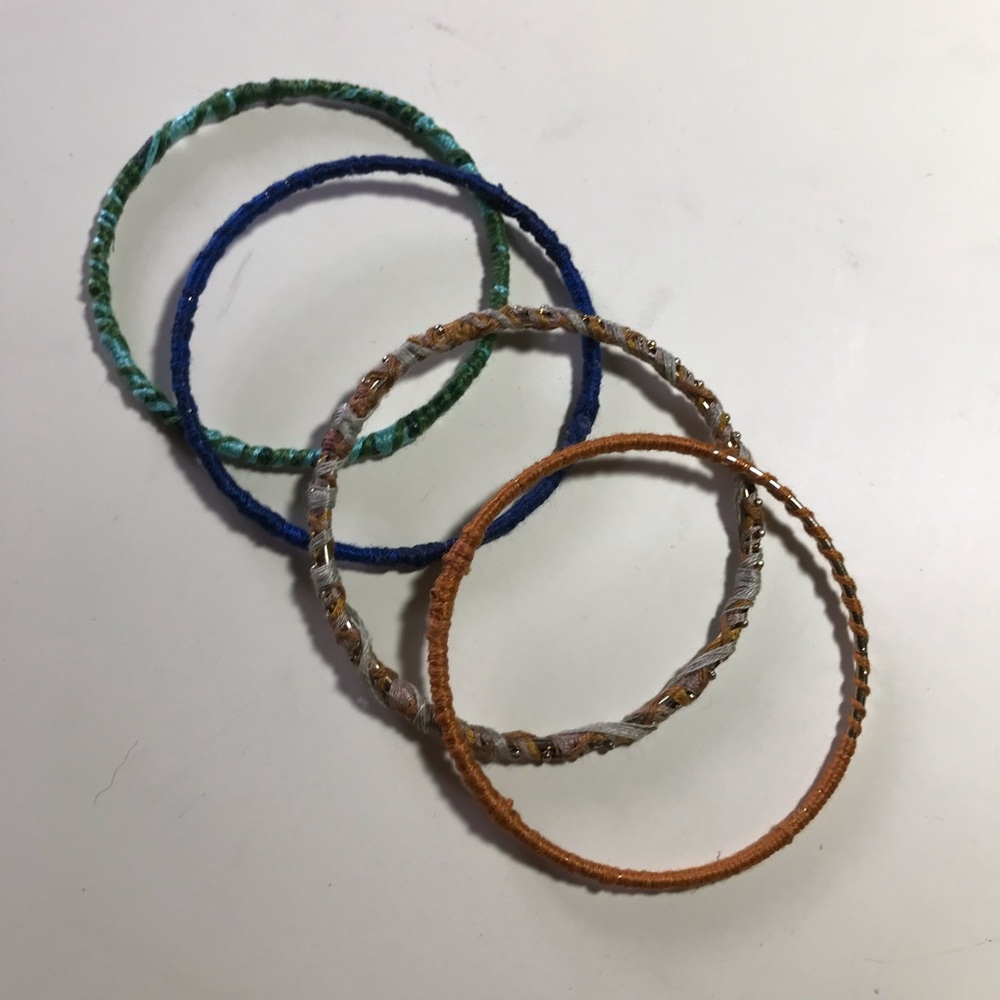 Textile Covered Bracelets - Picture 3 of 5
